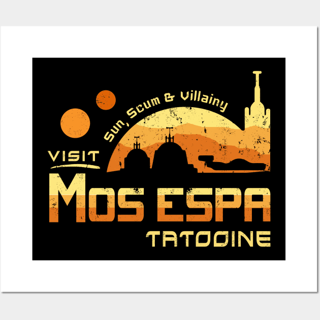 Visit Mos Espa Tatooine Wall Art by Immortalized